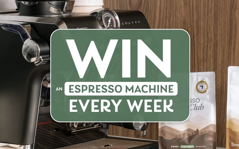 Industry Beans (wholesale) Promotion: Win 1 Of 52 Espresso Machines